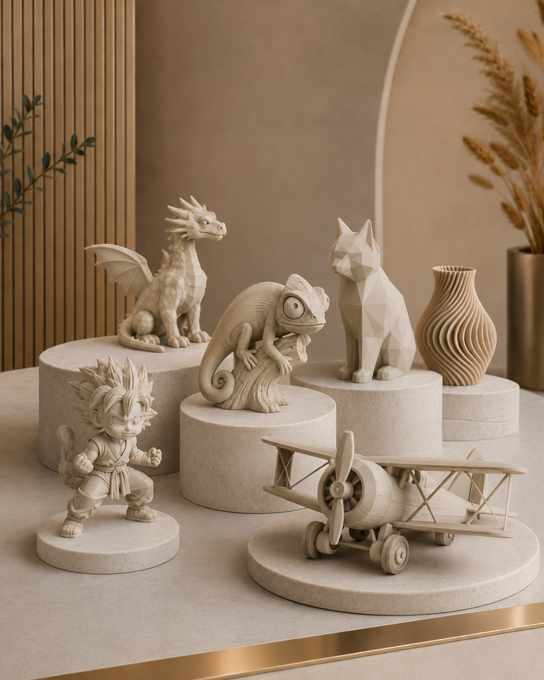 3D tištěné hračky, modely a figurky