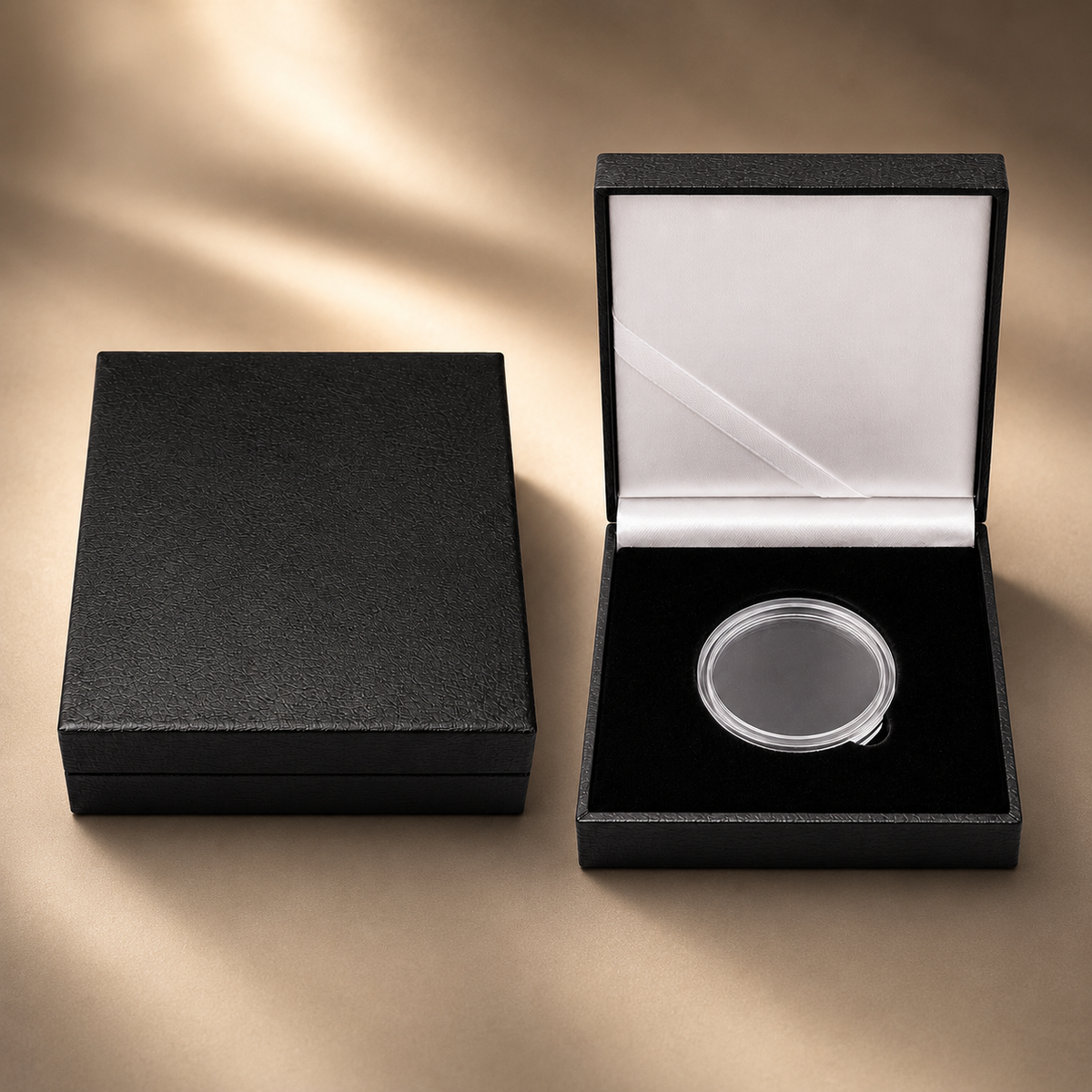 Velvet coin case – 90 × 90 mm