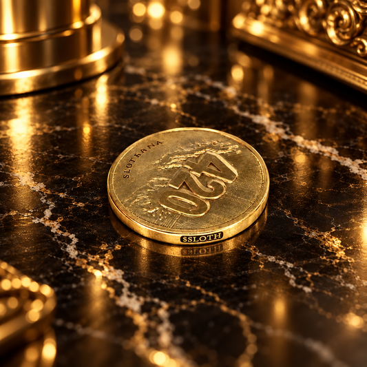 Slothana brass coin – 420