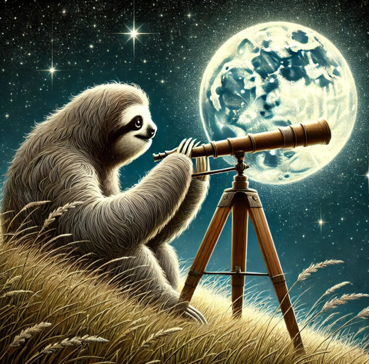 Slothana collector coin – Telescope Sloth