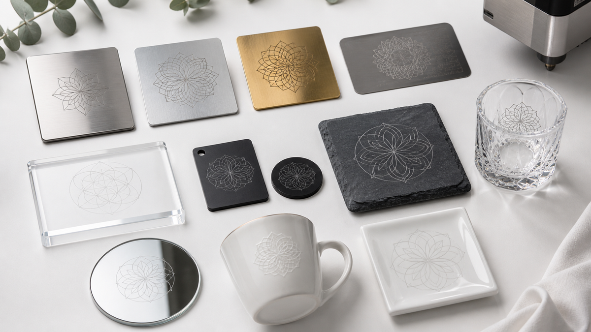 Jak vybrat vhodný materiál pro gravírování a personalizaci
