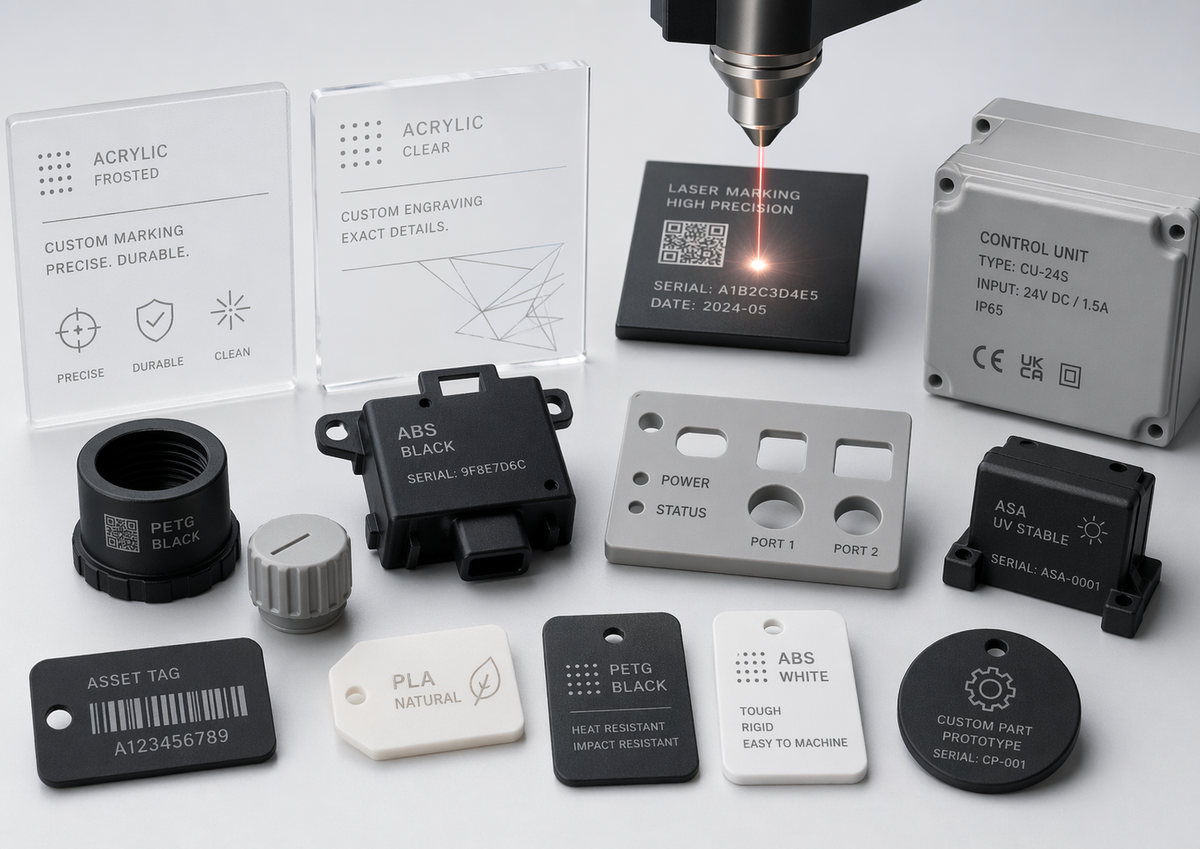Technical Marking of Plastics and Acrylic