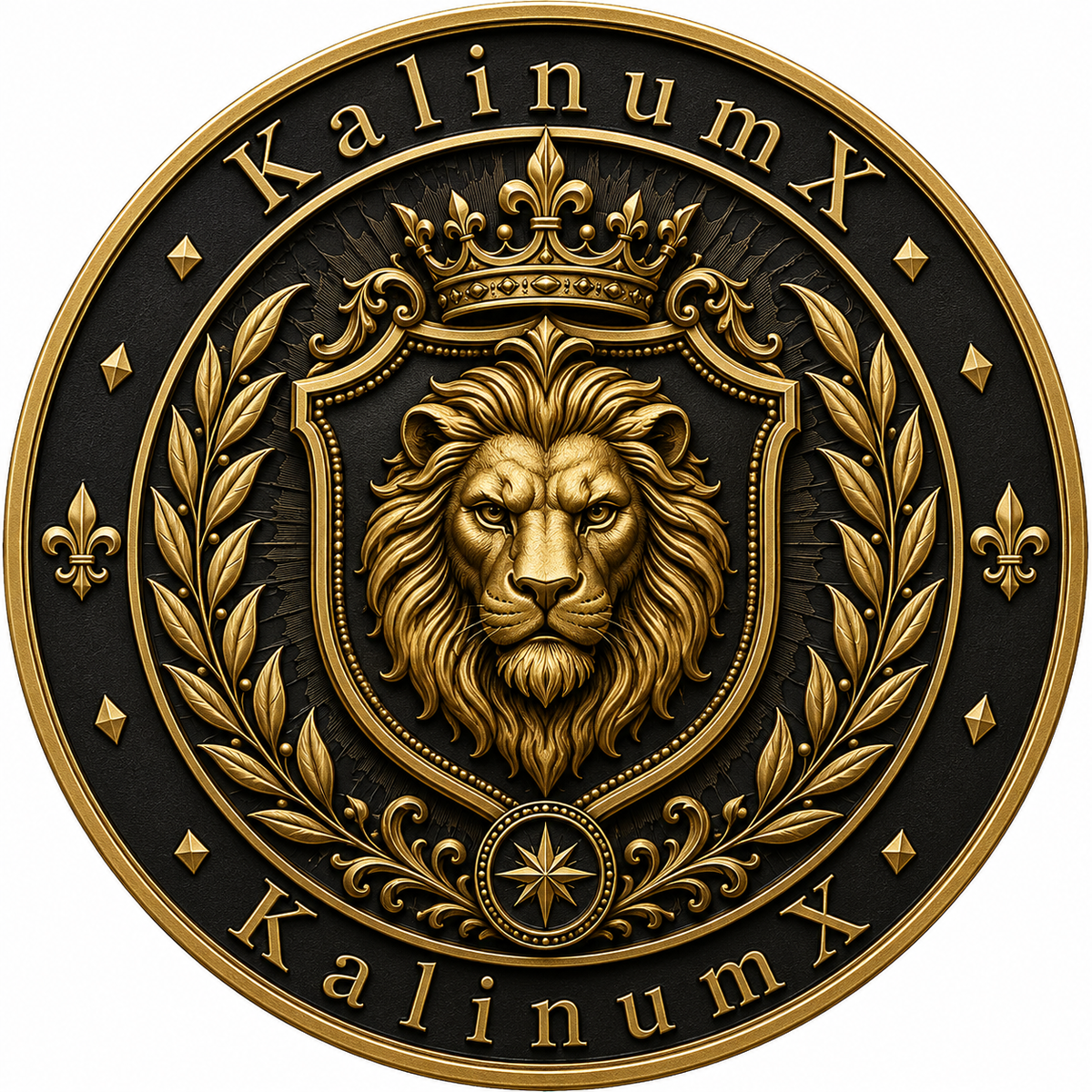 Schwarz-goldenes Luxury-Relief