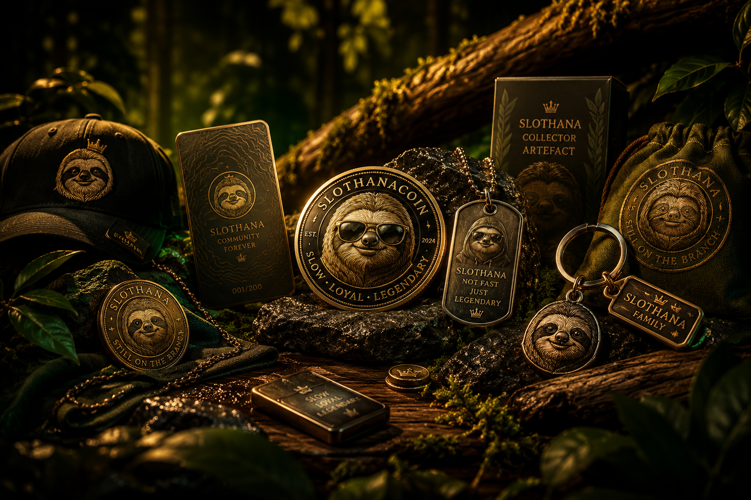 SlothanaCoin community merch by KalinumX