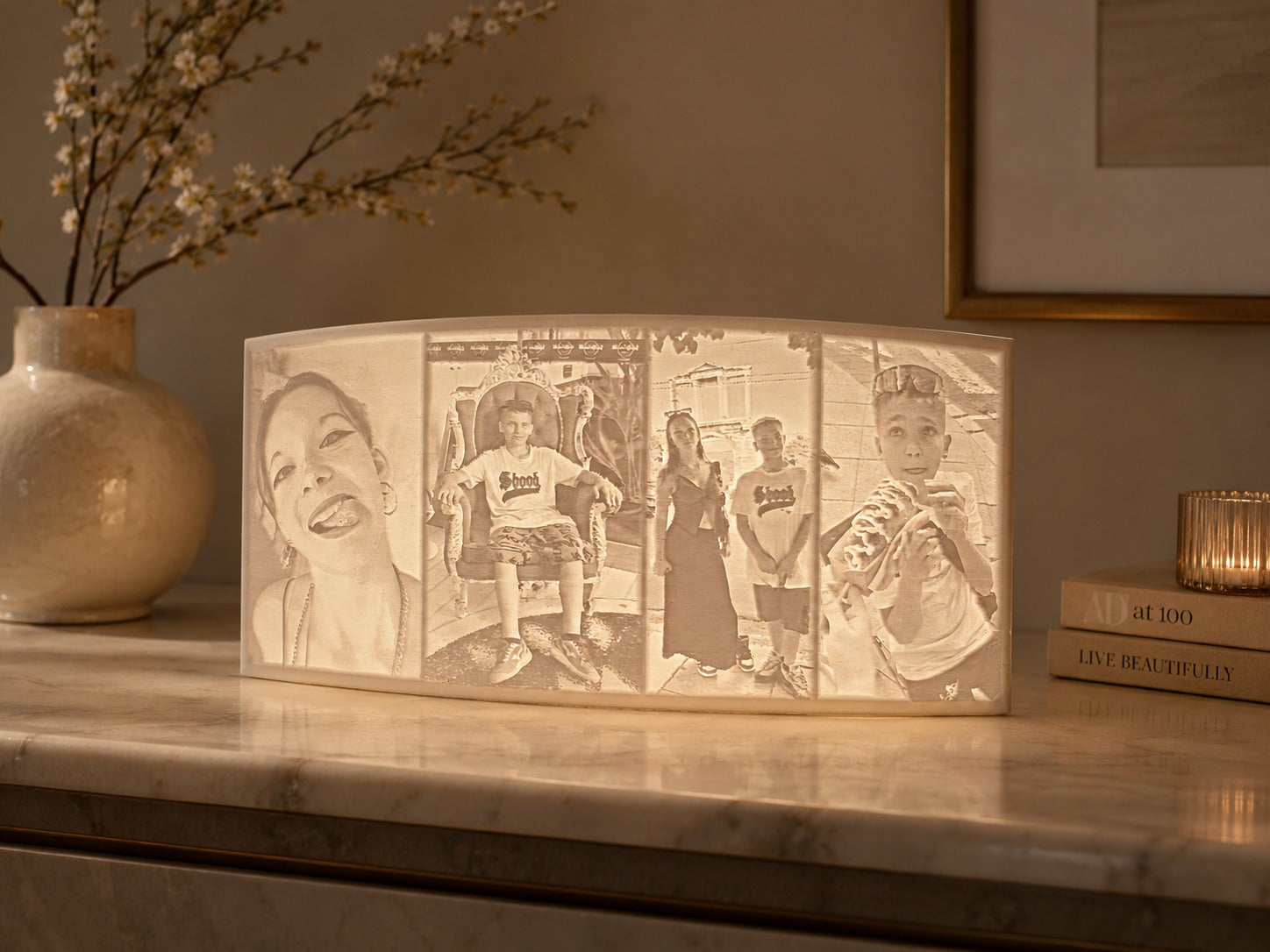 3D Printed Lithophane Lamps
