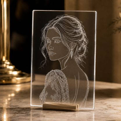 Akrylová destička 150 × 100 × 2 mm – akrylát, černá, s gravírováním