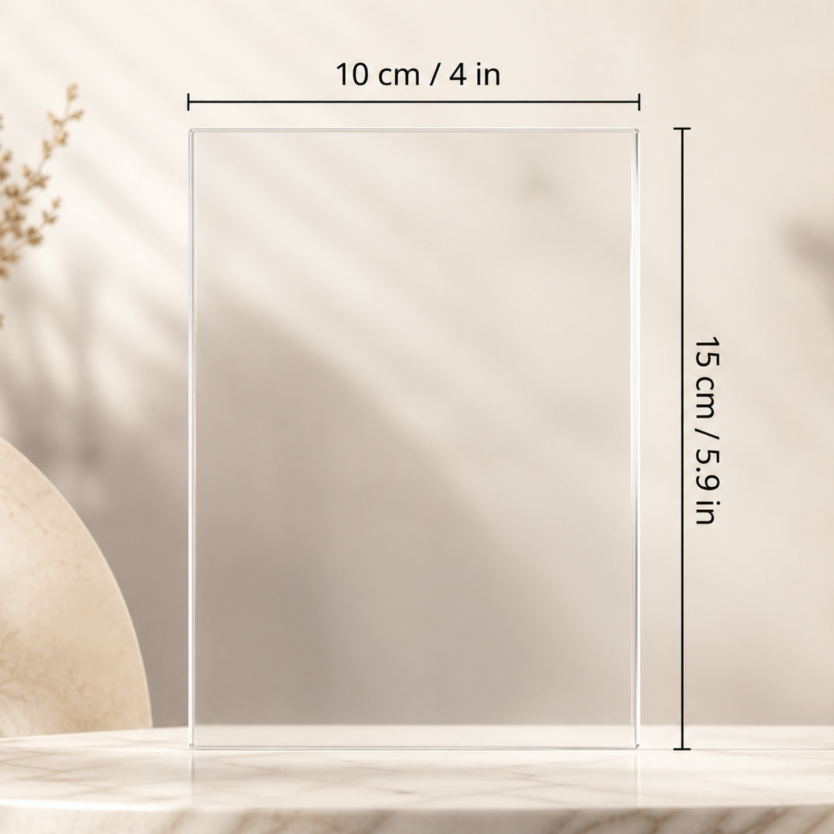 Akrylová destička 150 × 100 × 2 mm – akrylát, černá, s gravírováním