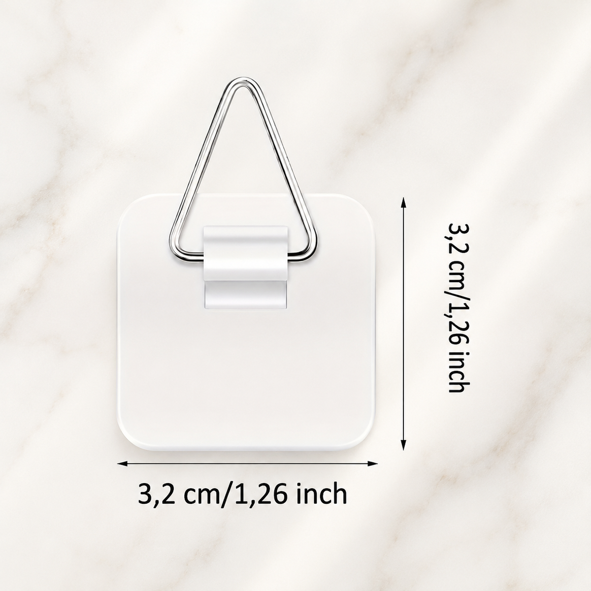 Haken für Schiefer – Herz – 100 × 100 mm