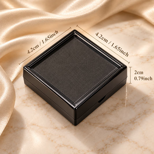 Acrylic gift box – 42 × 42 × 20 mm
