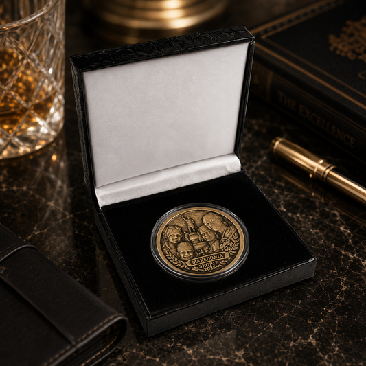 Velvet coin case – 90 × 90 mm – black