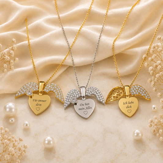 Stainless steel heart necklace, KalinumX