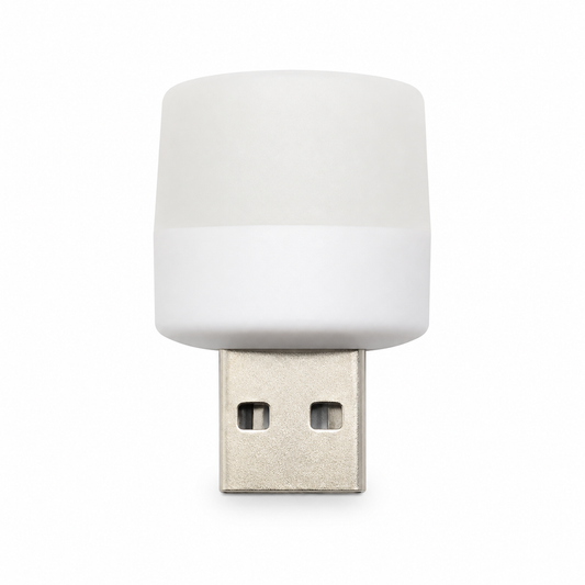 Mini USB LED light 5 V / 1 W – cool white, approx. 6500 K