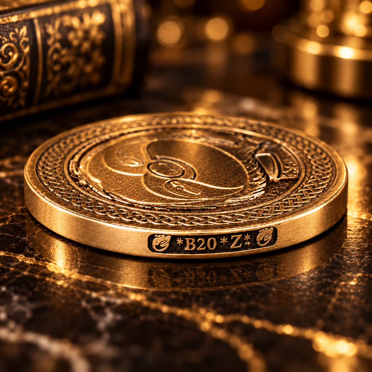 Slothana collector coin – 3xSOL Sloth – bronze