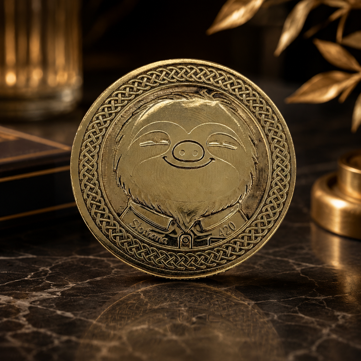 Slothana collector coin – Alan Slothman