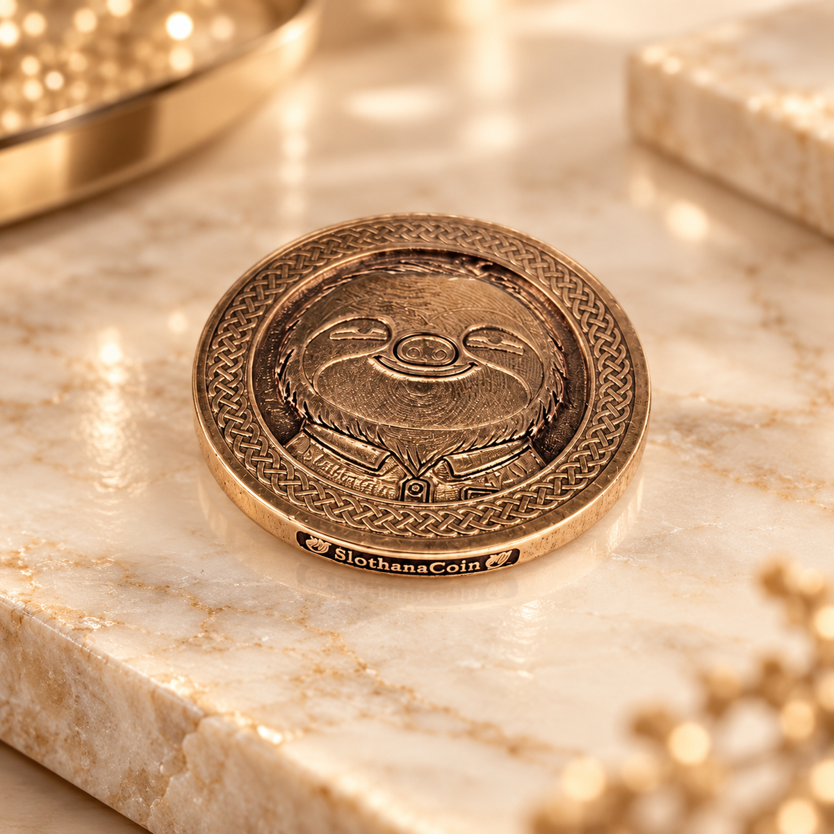 Sběratelská mince Slothana – Sloth Joker – bronz