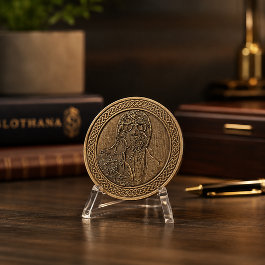 Slothana collector coin – Sloth MIB – bronze