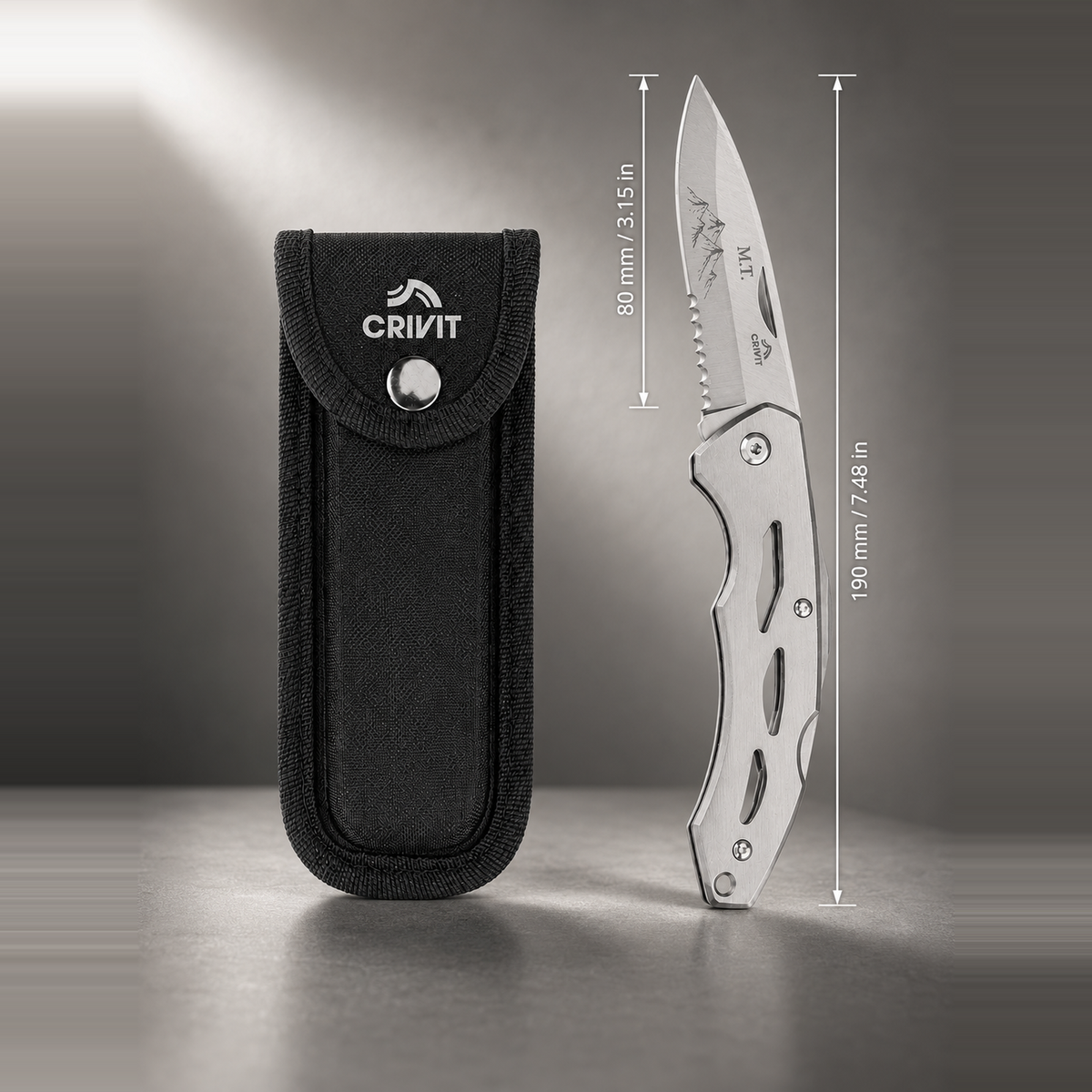 Trekking-Taschenmesser, 130 × 40 mm