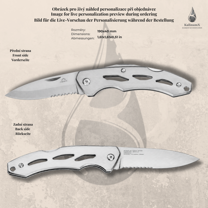 Trekking-Taschenmesser, 130 × 40 mm