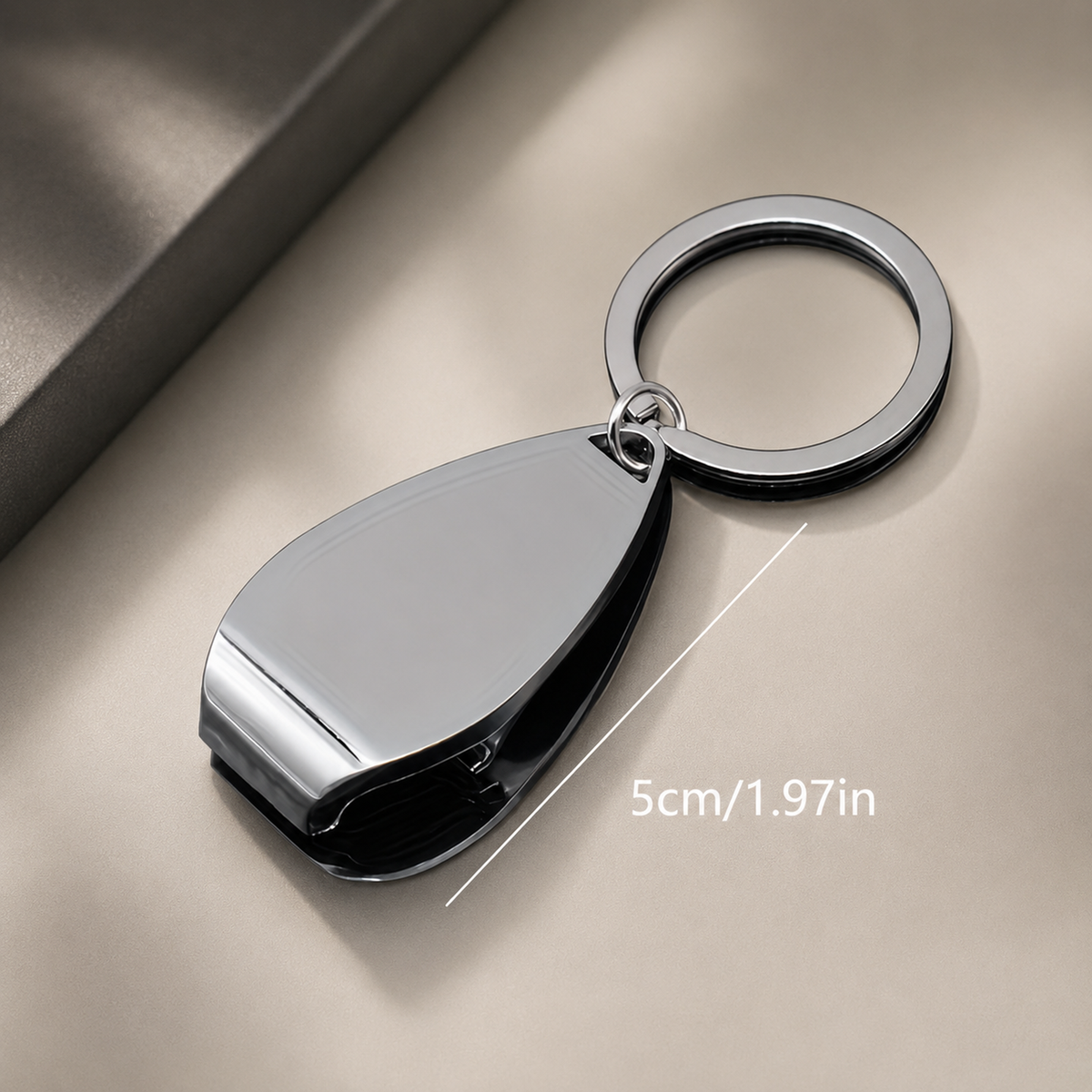 Flaschenöffner – 50 × 27 mm – Edelstahl – silberfarben – mit Gravur