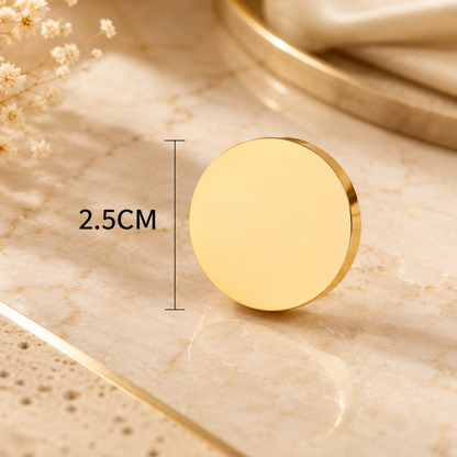 Messingkopf für Wachssiegelstempel – Ø25 mm