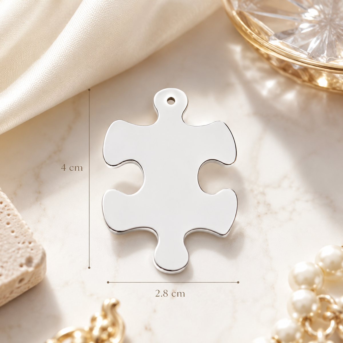 Stainless steel puzzle pendant, KalinumX
