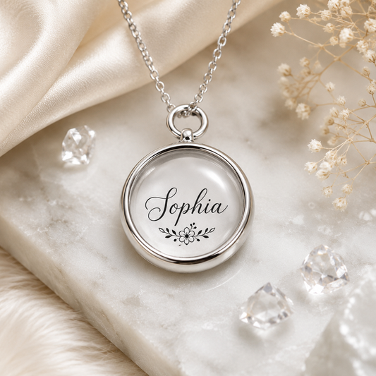 Pendant with glass cabochon – KalinumX
