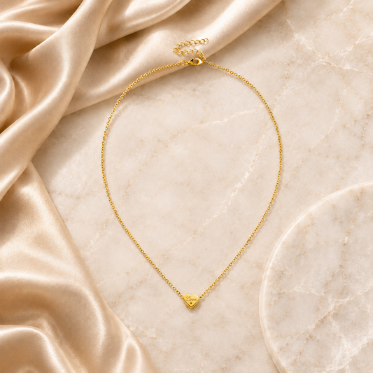 Chain with mini heart pendant – KalinumX