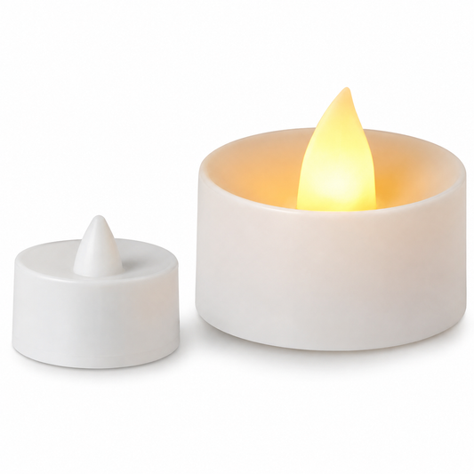 Warm white LED tea light Ø 40 × 36 mm