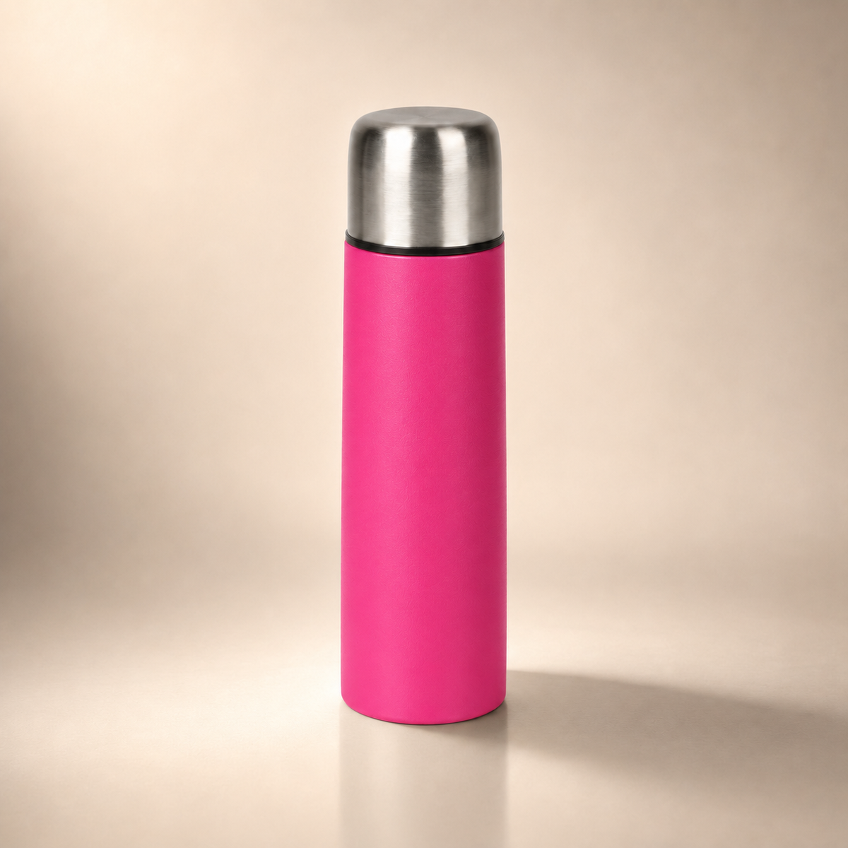 Vacuum flask – 500 ml – stainless steel – pink – with engraving
